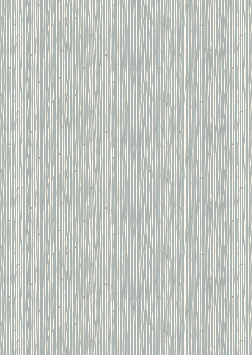 Behang Lijnenspel blauw