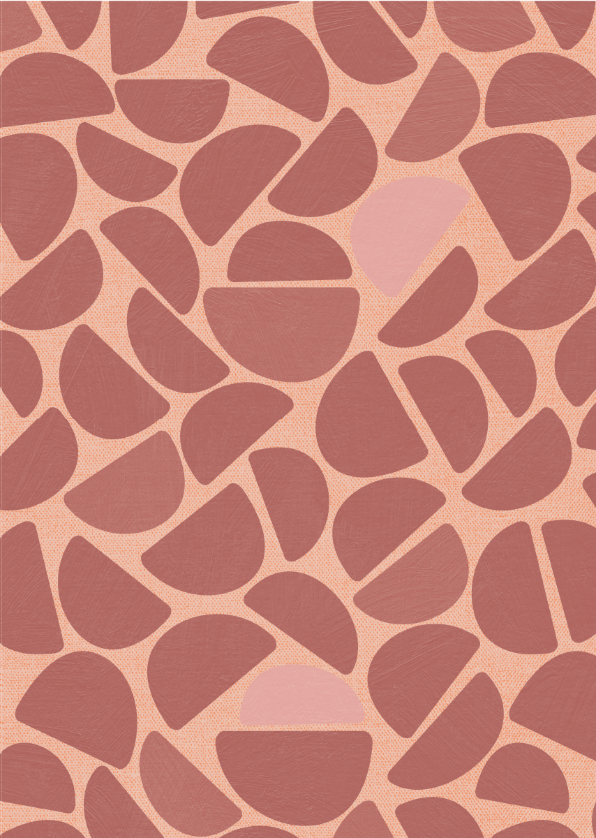 Behang Pebble bordeaux