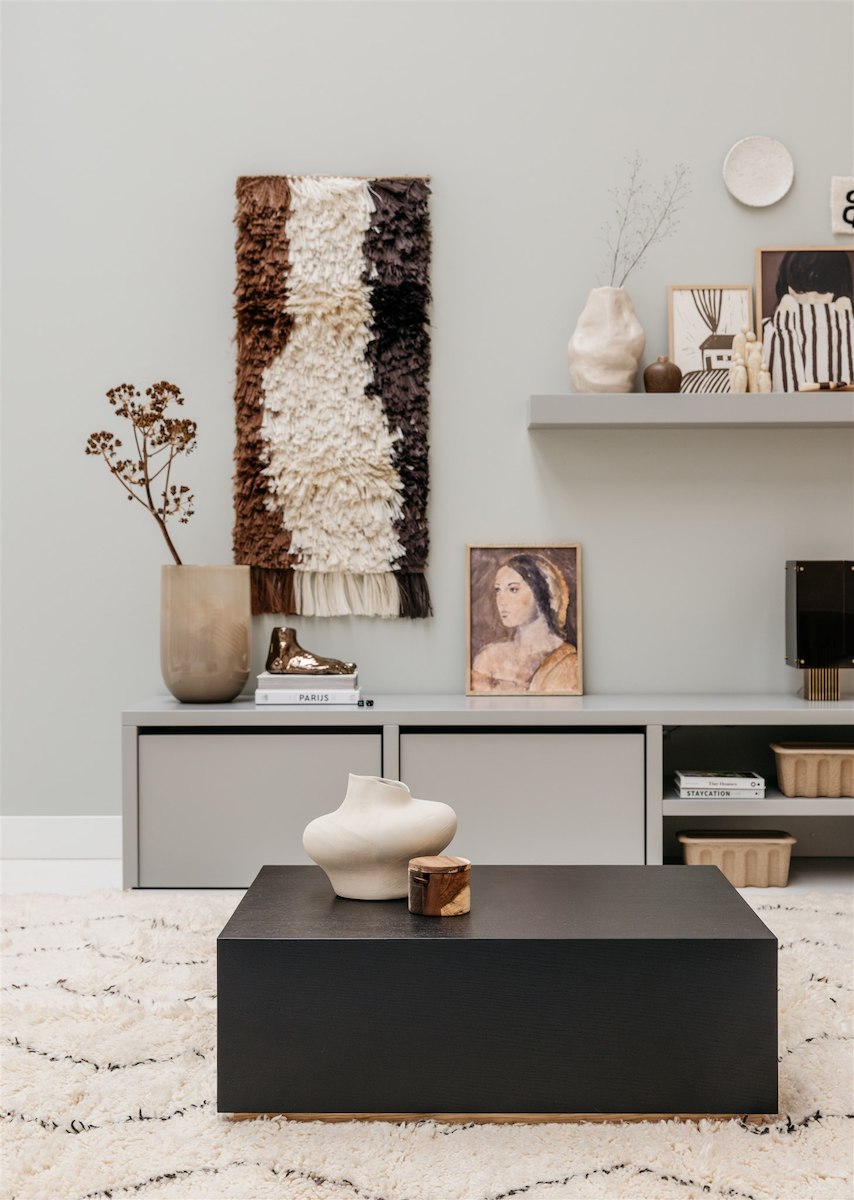 Salontafel Tara eiken zwart
