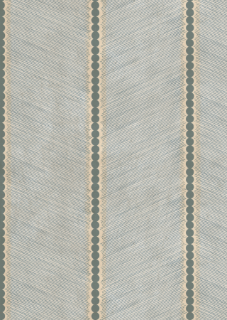 Behang Chevron denimblauw
