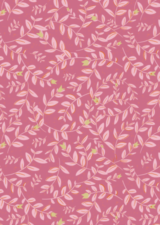 Behang Flora fuchsia