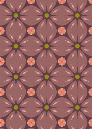 Behang Porto purper