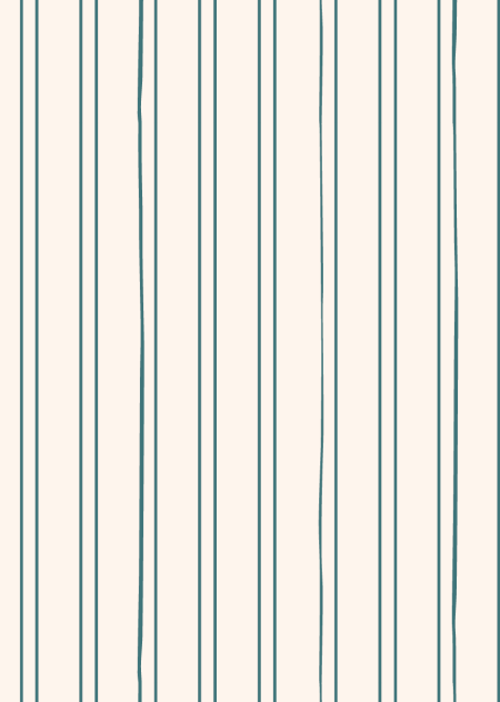 Behang Gestreept petrol