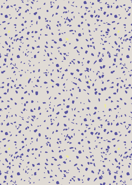 Terrazzo Kobalt behangstaal
