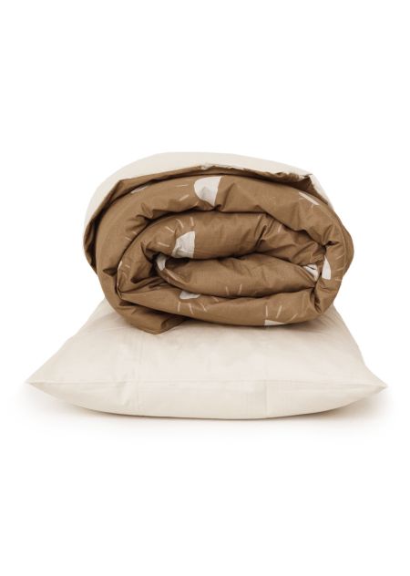 Dekbedovertrek Ochtendgloren - bruin 1-persoons