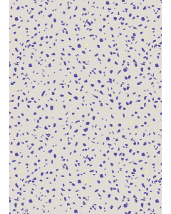 Behang Terrazzo Kobalt