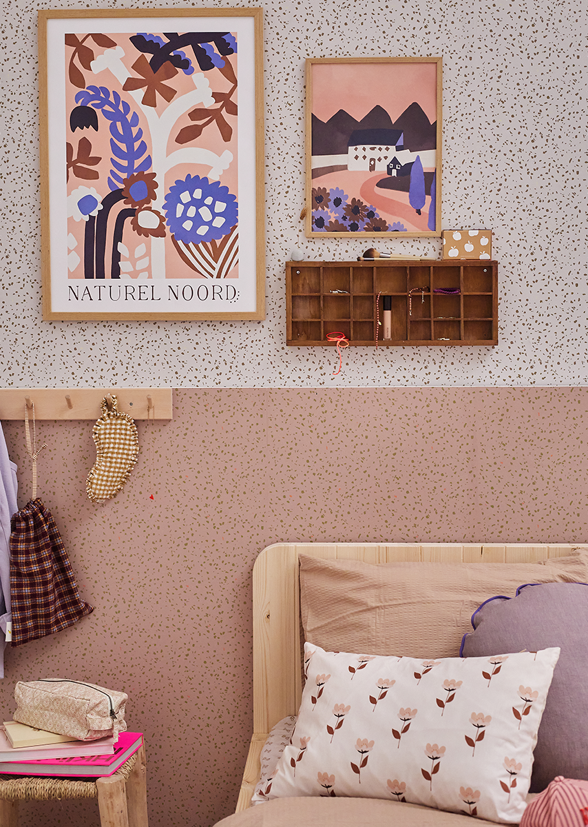 Behang Terrazzo Macaron