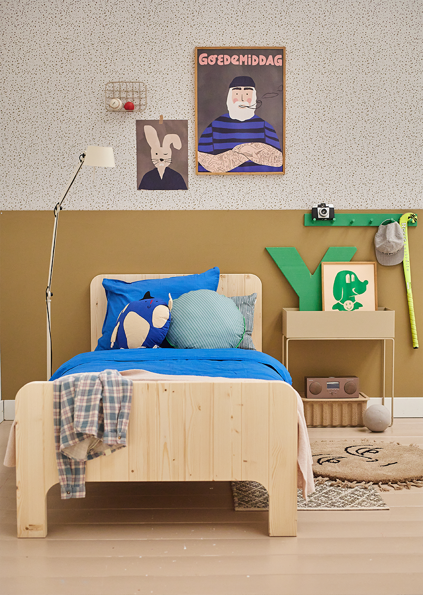 Behang Terrazzo Olijf