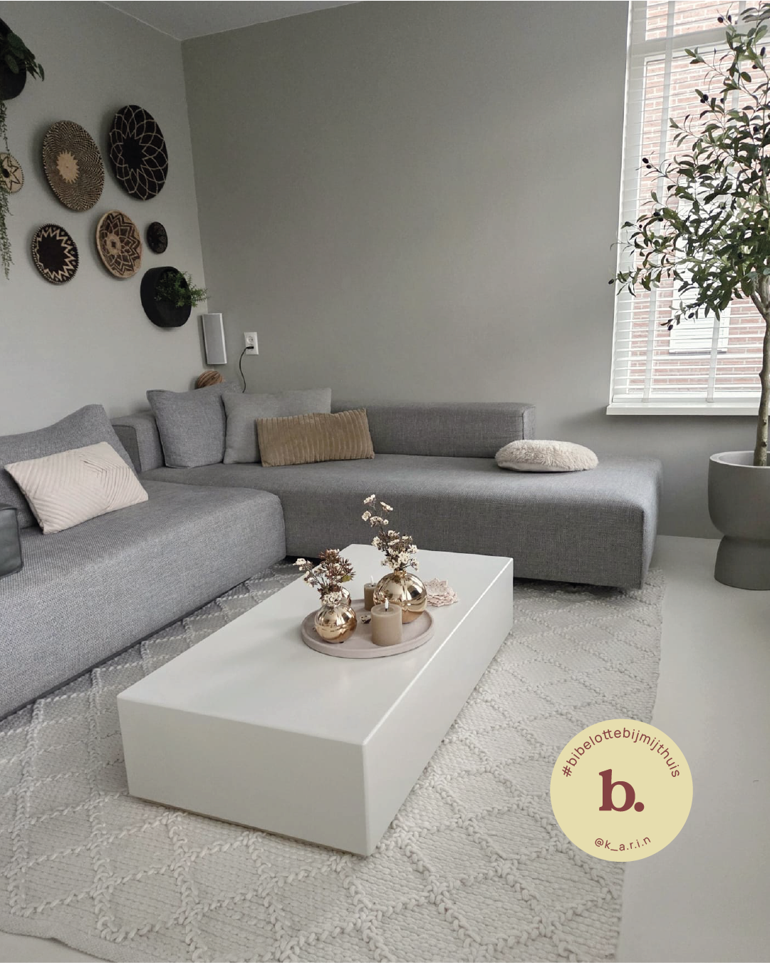 Salontafel Tara Biscuit met Zandkasteel plint - @k_a.r.i.n