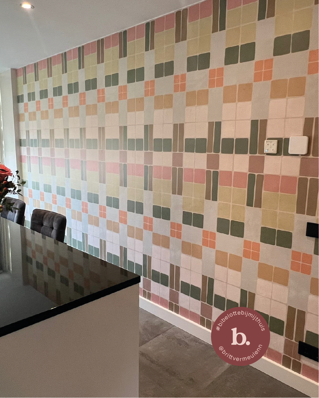 Behang Patchwork retro - @brittvermeulen
