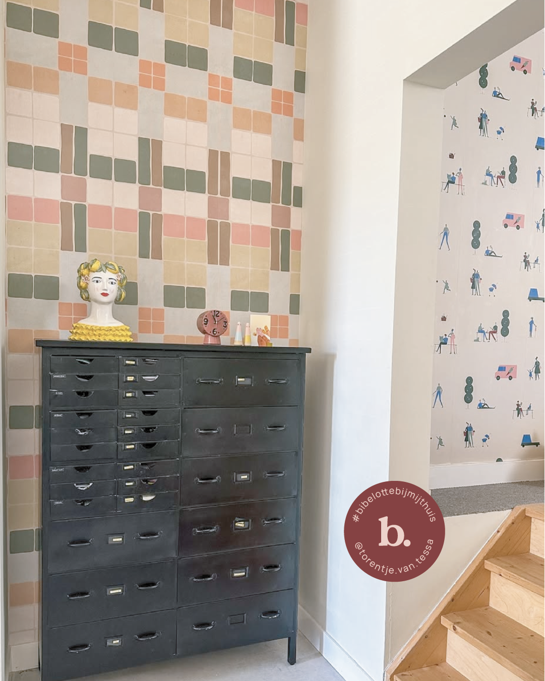 Behang Patchwork retro - @torentje.van.tessa