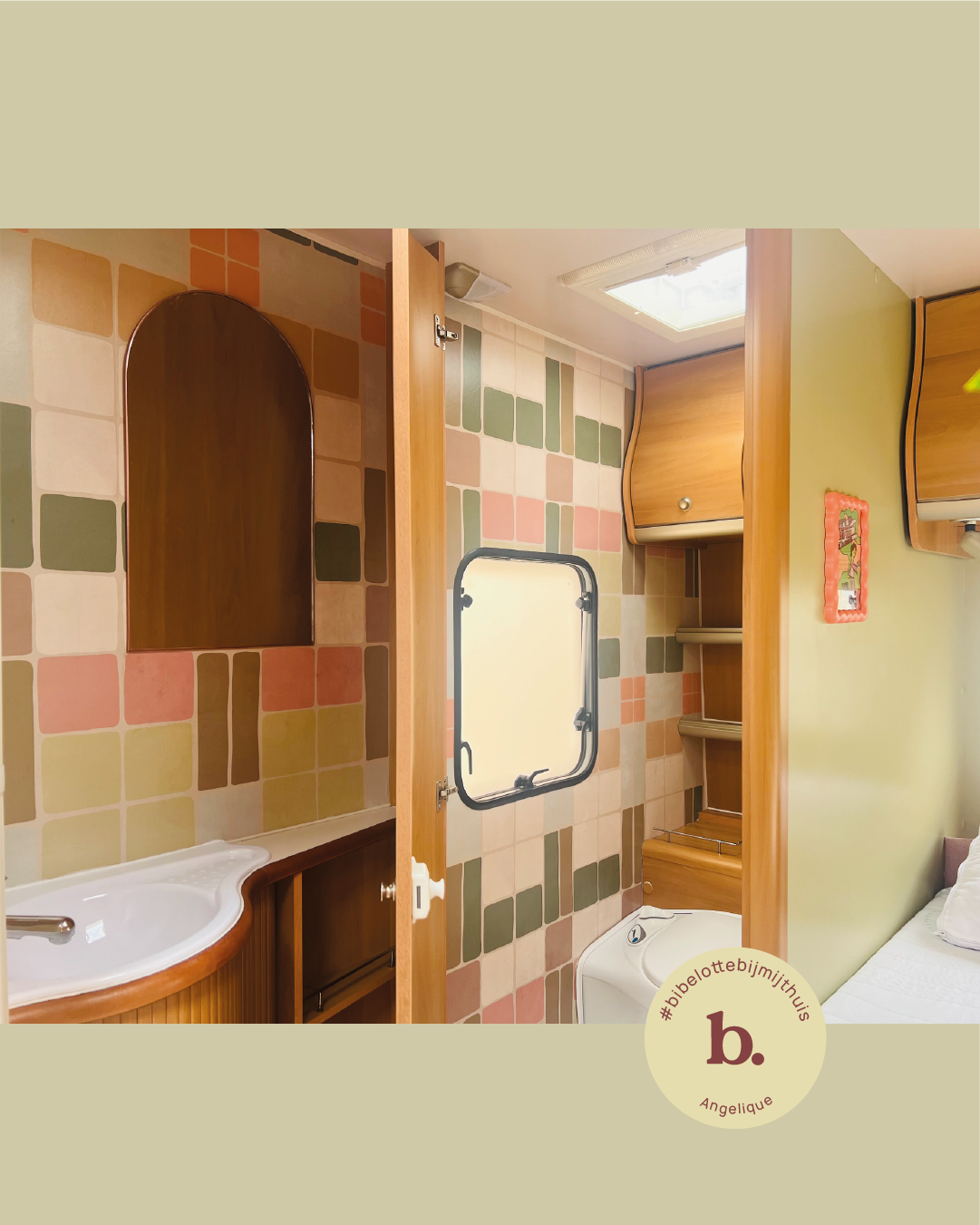 Behang Patchwork retro - Angelique