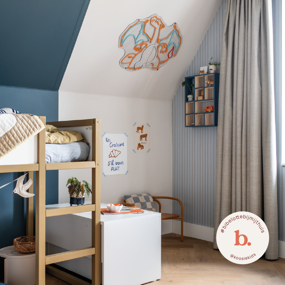 Behang Gestreept zee en muurverf Avond - @koosiekids